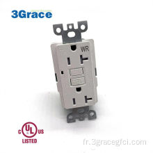 3grace 125V 20Amp Wall GFI Sortille électrique